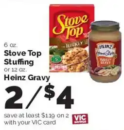 Harris Teeter Stove Top Stuffing or 12 oz. Heinz Gravy offer