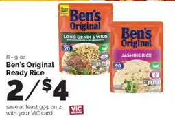 Harris Teeter Ben's Original Ready Rice offer