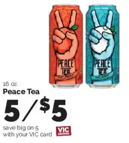 Harris Teeter Peace Tea offer