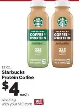 Harris Teeter Starbucks Protein Coffee offer