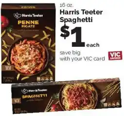 Harris Teeter Harris Teeter spaghetti offer