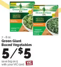 Harris Teeter Green Giant Boxed Vegetables offer