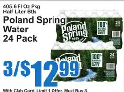 SuperFresh Poland Spring Water offer