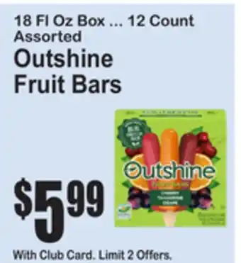 SuperFresh Outshine Fruit Bars offer