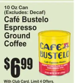 SuperFresh Café Bustelo Espresso Ground Coffee offer