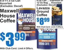 SuperFresh Maxwell House Coffee offer