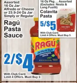 SuperFresh Ragú Pasta Sauce offer