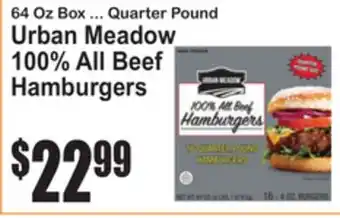SuperFresh Urban Meadow 100% All Beef Hamburgers offer
