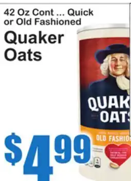SuperFresh Quaker Oats offer