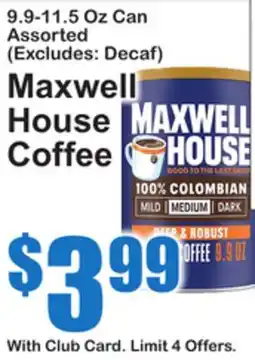 SuperFresh Maxwell House Coffee offer