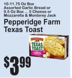 SuperFresh Pepperidge Farm Texas Toast offer