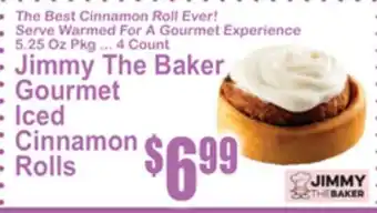 SuperFresh Jimmy The Baker Gourmet Iced Cinnamon Rolls offer