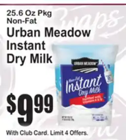 SuperFresh Non-Fat Urban Meadow Instant Dry Milk offer