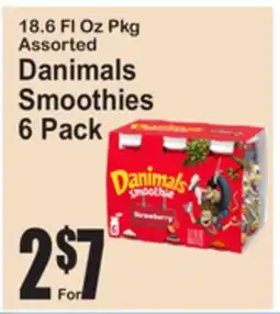 SuperFresh Danimals Smoothies offer