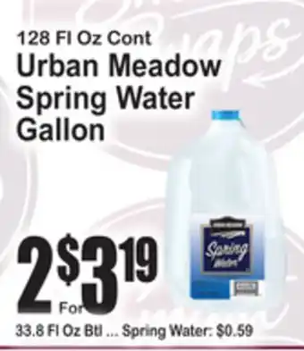 SuperFresh Urban Meadow Spring Water Gallon offer
