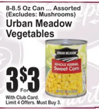 SuperFresh Urban Meadow Vegetables offer