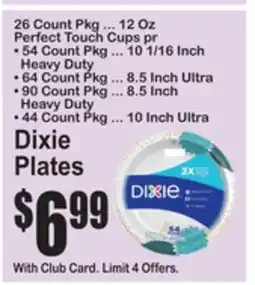 SuperFresh Dixie Plates offer