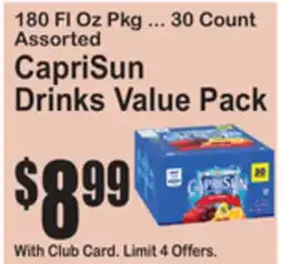 SuperFresh CapriSun Drinks Value Pack offer