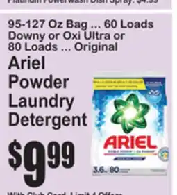 SuperFresh Ariel Powder Laundry Detergent offer