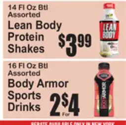 SuperFresh 14 Fl Oz Btl Assorted Lean Body Protein Shakes offer