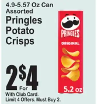 SuperFresh Pringles Potato Crisps offer