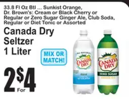 SuperFresh Canada Dry Seltzer offer