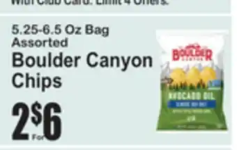 SuperFresh Assorted Boulder Canyon Chips offer