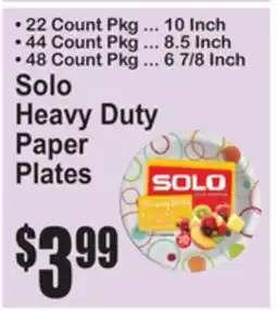 SuperFresh Solo Heavy Duty Paper Plates offer