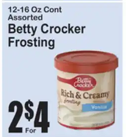 SuperFresh Betty Crocker Frosting offer