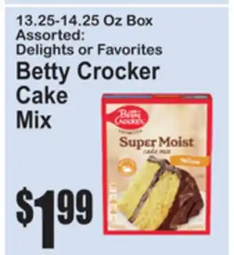 SuperFresh Betty Crocker Cake Mix offer