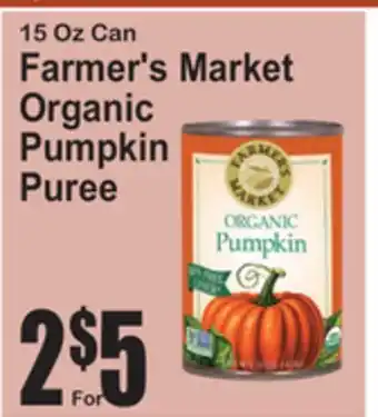 SuperFresh Farmer's Market Organic Pumpkin Puree offer