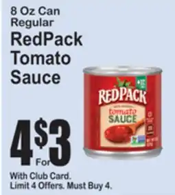 SuperFresh RedPack Tomato Sauce offer