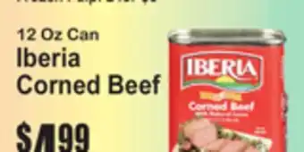 SuperFresh Iberia Corned Beef offer