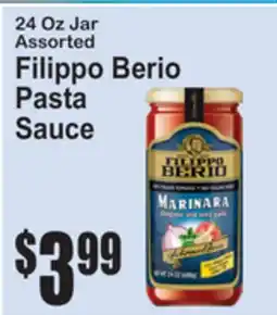 SuperFresh Filippo Berio Pasta Sauce offer