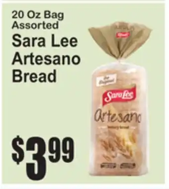 SuperFresh Sara Lee Artesano Bread offer