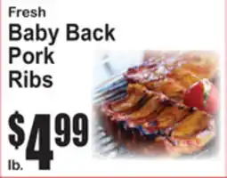 SuperFresh Fresh Baby Back Pork Ribs offer