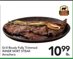 Pete's Fresh Market Grill Ready Fully Trimmed INNER SKIRT STEAK offer