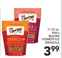 Pete's Fresh Market 11-12 oz. Bob's Red Mill HOMESTYLE GRANOLA offer