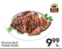 Pete's Fresh Market Boneless Beef FLANK STEAK offer