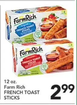 Pete's Fresh Market Farm Rich FRENCH TOAST STICKS offer
