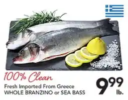 Pete's Fresh Market WHOLE BRANZINO or SEA BASS offer