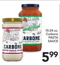 Pete's Fresh Market Carbone PASTA SAUCE offer