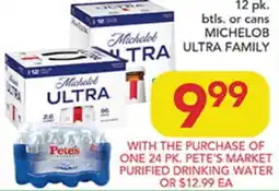 Pete's Fresh Market MICHELOB ULTRA FAMILY offer