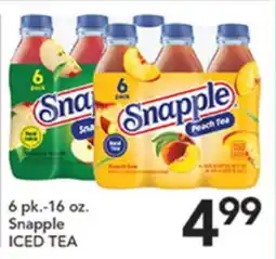 Pete's Fresh Market Snapple ICED TEA offer