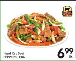 Pete's Fresh Market Hand Cut Beef PEPPER STEAK offer
