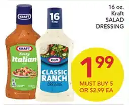 Pete's Fresh Market Kraft SALAD DRESSING offer