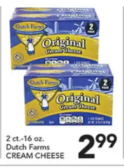Pete's Fresh Market 2 ct.-16 oz. Dutch Farms CREAM CHEESE offer