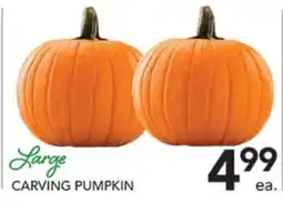 Pete's Fresh Market CARVING PUMPKIN offer