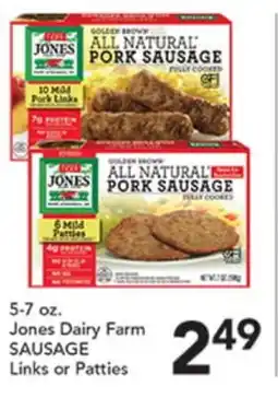 Pete's Fresh Market Jones Dairy Farm SAUSAGE offer
