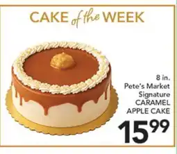 Pete's Fresh Market Pete's Market Signature CARAMEL APPLE CAKE offer